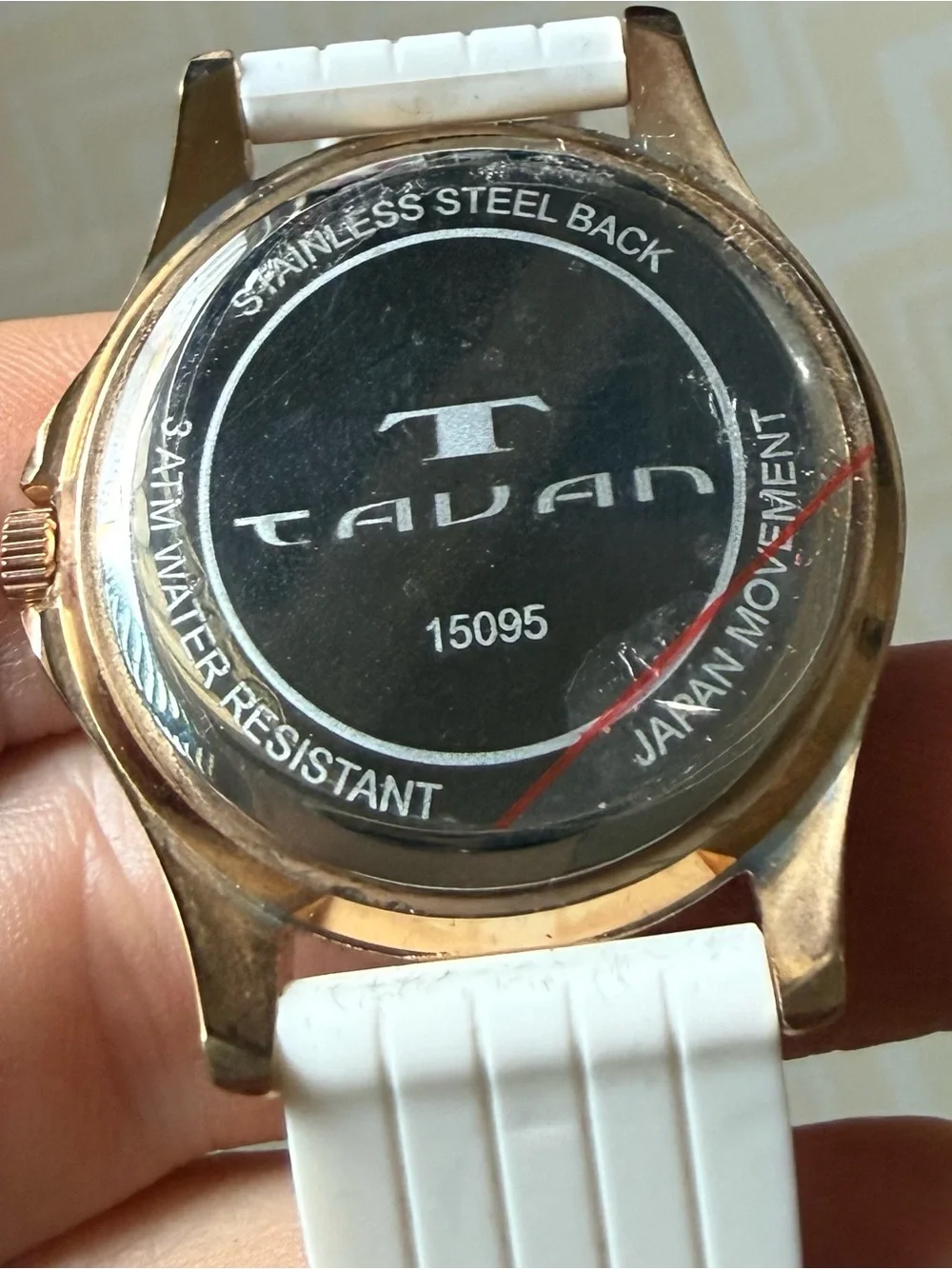 White and Rose Gold Diving Tavan Lady’s watch